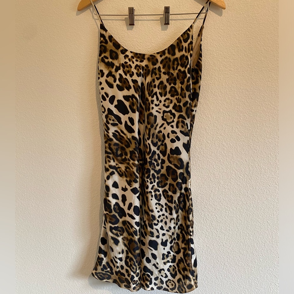 Just Drew | NWT! Y2K Leopard print , Y2K Slip Dress Size: 6